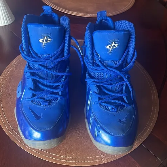 Nike Zoom royal blue basketball sneakers
