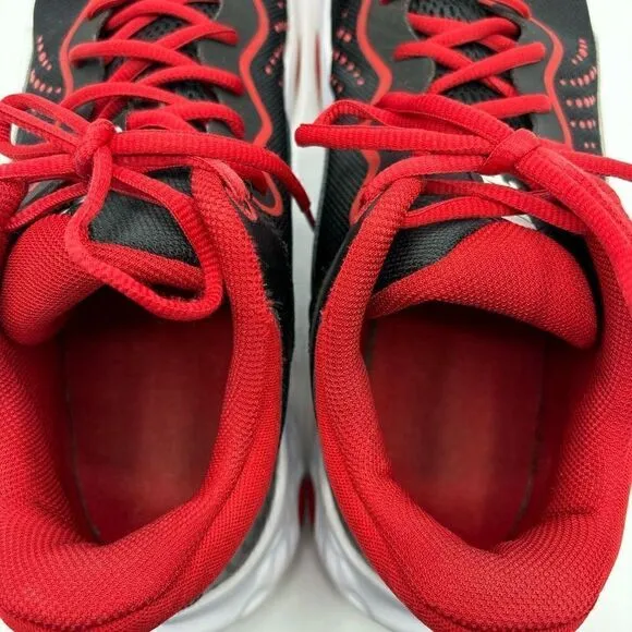 Nike Fly By Mid 3 Basketball Sneakers Black/ White/Red DD9311-005 Men's Size 12
