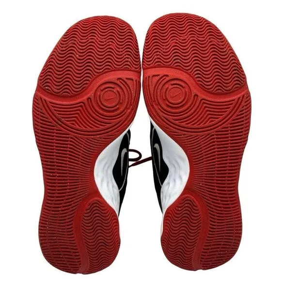 Nike Fly By Mid 3 Basketball Sneakers Black/ White/Red DD9311-005 Men's Size 12