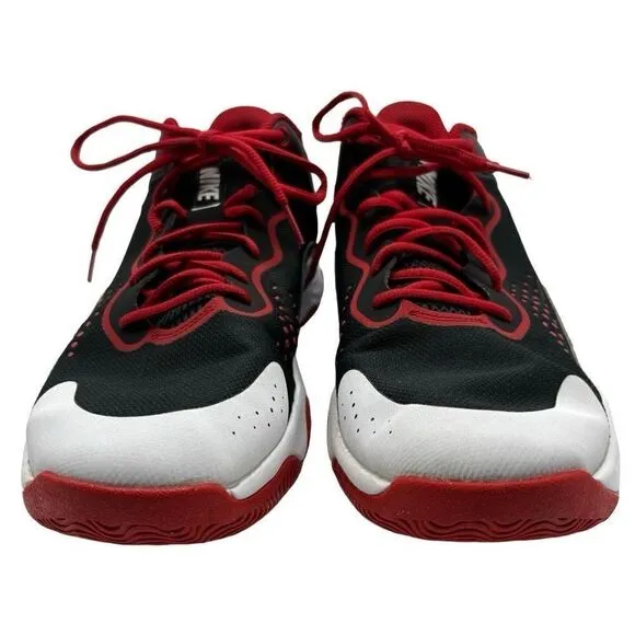 Nike Fly By Mid 3 Basketball Sneakers Black/ White/Red DD9311-005 Men's Size 12