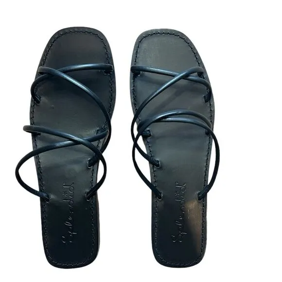 NIN Splendid Frankie Leather Criss Cross Sandals
