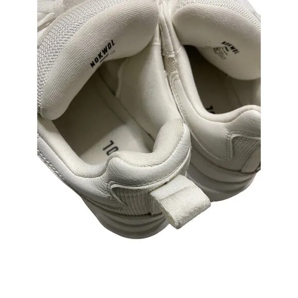 Nokwol Grind Mesh Skater Platform Sneakers White-sz 8
