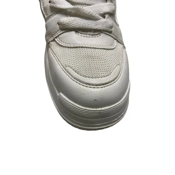 Nokwol Grind Mesh Skater Platform Sneakers White-sz 8