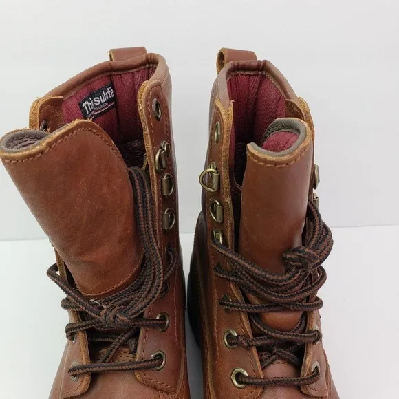 Northlake Gore-Tex Mens Size 7.5 Brown Leather Lace Up Outdoors Chunky Boots