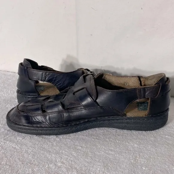 Nunn Bush Brown Leather Fisherman Style Sandals 12