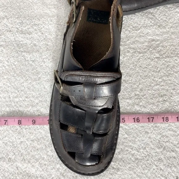 Nunn Bush Brown Leather Fisherman Style Sandals 12