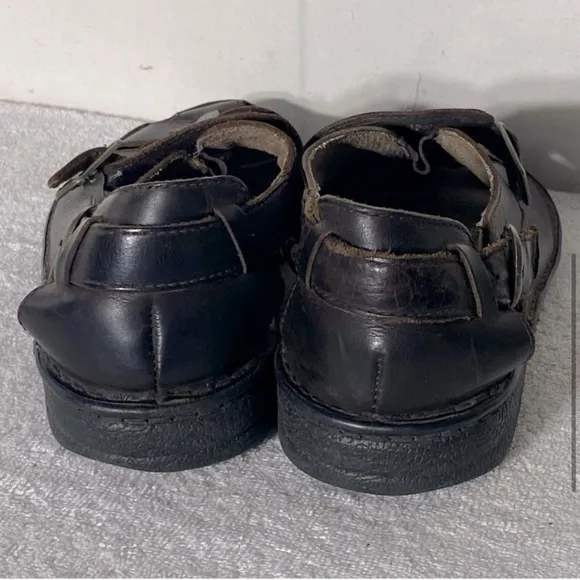 Nunn Bush Brown Leather Fisherman Style Sandals 12