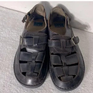 Nunn Bush Brown Leather Fisherman Style Sandals 12