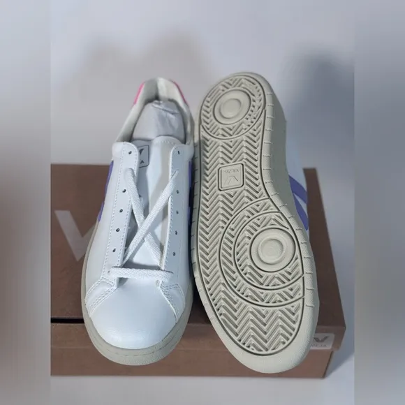 NWB Veja Urca CWL white lavender pink size 10 EUR 41 new skater sneakers shoes
