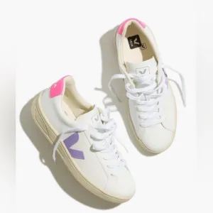 NWB Veja Urca CWL white lavender pink size 10 EUR 41 new skater sneakers shoes
