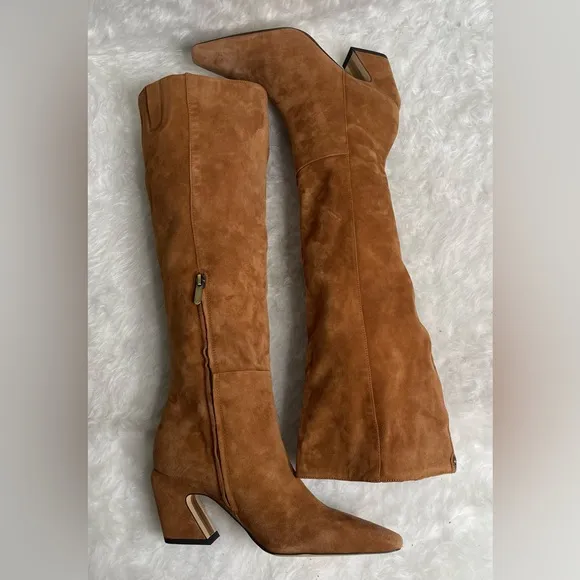 NWOB Sam Edelman Sulema Suede Knee High Boots in Size 8