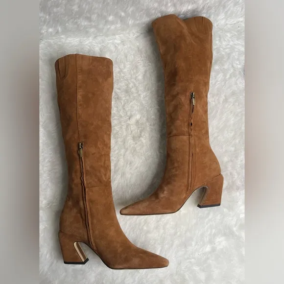 NWOB Sam Edelman Sulema Suede Knee High Boots in Size 8