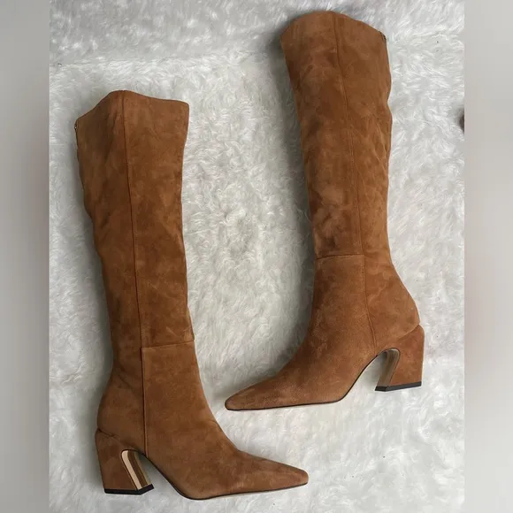 NWOB Sam Edelman Sulema Suede Knee High Boots in Size 8