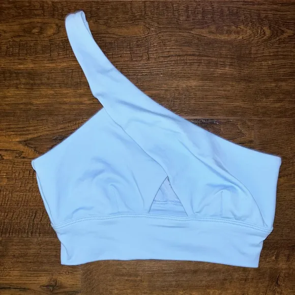 NWOT | Alo Yoga | LIGHT BLUE Diagonal Flex Sports Bra | XS