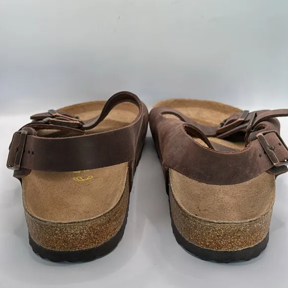 NWOT BIRKENSTOCK™️ 'MILANO' Men's Size EU46 (13M) Leather Adjustable Sandals