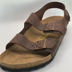 NWOT BIRKENSTOCK™️ 'MILANO' Men's Size EU46 (13M) Leather Adjustable Sandals