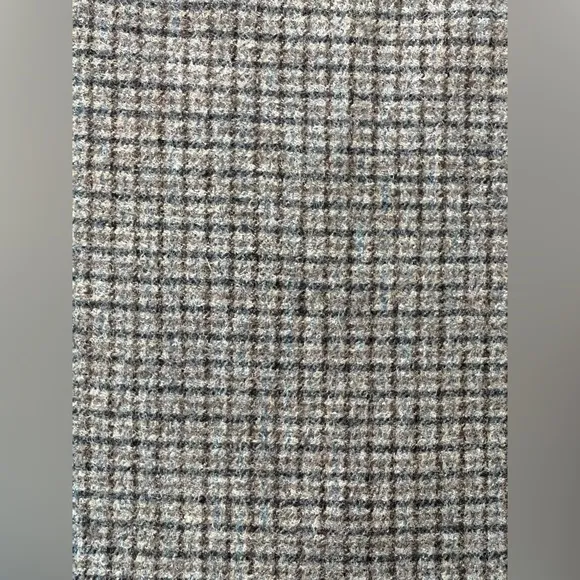 NWOT Madewell Wool-Blend Mini Skirt in Check - 0 - Brown