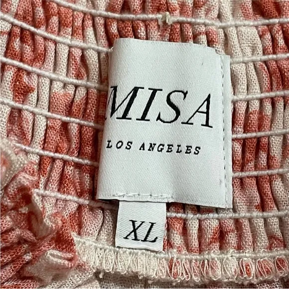 NWOT.  Misa skirt. Floral Tiered Skirt in Pink