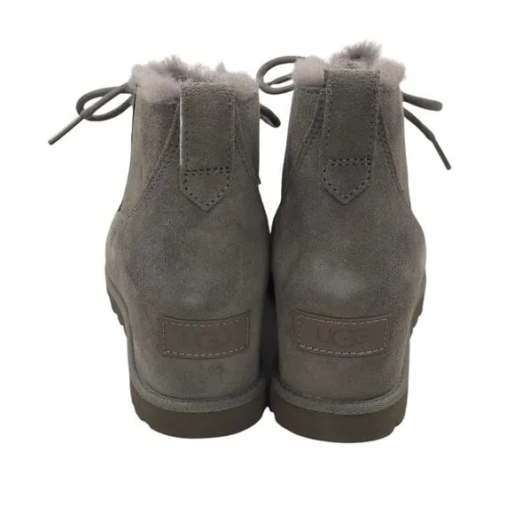 NWOT UGG Classic Femme Lace Wedge Booties