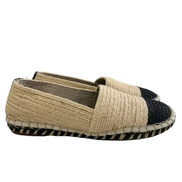 NWOT Zara Trafaluc Espadrille Jute Slip-On Loafers Size 39/US 8