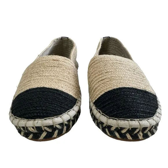 NWOT Zara Trafaluc Espadrille Jute Slip-On Loafers Size 39/US 8