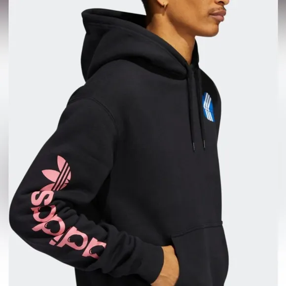🇪🇸NWT Adidas Originals OG Heart Box Hoodie black small