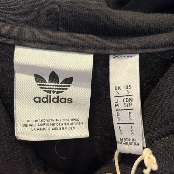 🇪🇸NWT Adidas Originals OG Heart Box Hoodie black small