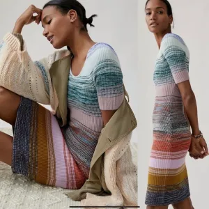 NWT Anthropologie lusciously soft sweater dress - S