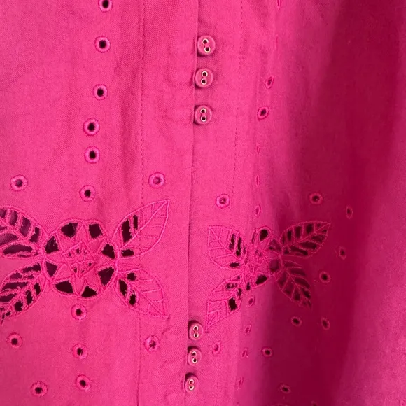 NWT Carolina K Augustina Minidress, sparkling grape (magenta)