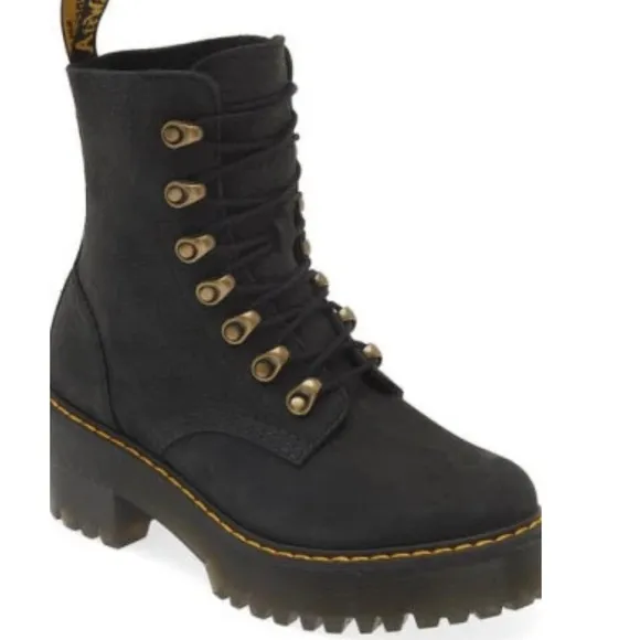 NWT Dr. Martens Leona Combat Boots