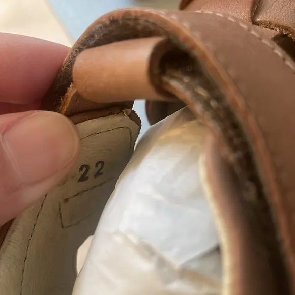 NWT FALCOTTO ALBY - Semi-closed leather sandals - Leather