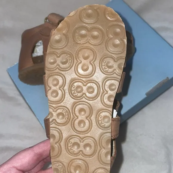 NWT FALCOTTO ALBY - Semi-closed leather sandals - Leather