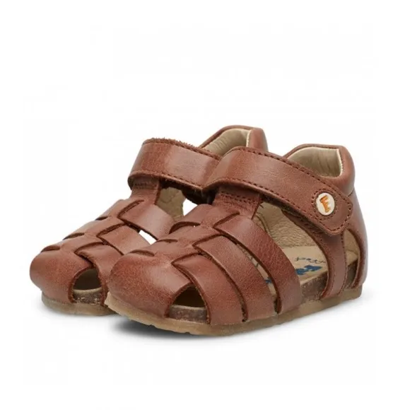 NWT FALCOTTO ALBY - Semi-closed leather sandals - Leather