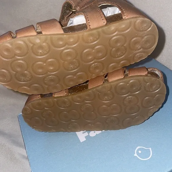 NWT FALCOTTO ALBY - Semi-closed leather sandals - Leather