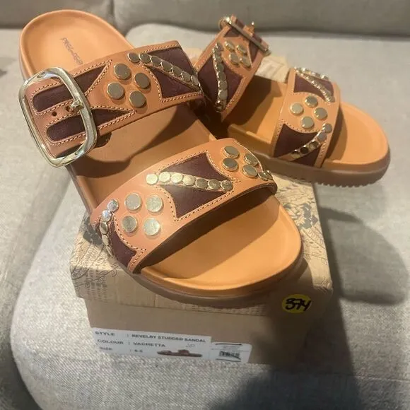 NWT free people women's size 8.5 revelry studded sandal