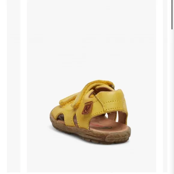 NWT NATURINO SKY Nappa Leather Sandals in Yellow