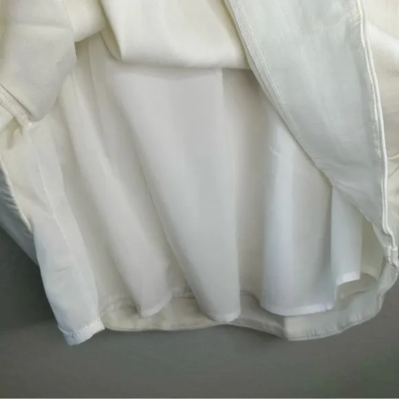 NWT POMANDER PLACE White Carly Dress SZ S