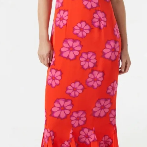 NWT RHODE Ramona Dress Scarlet Bombay Bloom Size 4