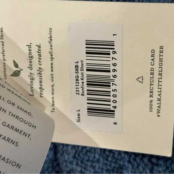 NWT SPELL Bonfire Knit Shorts