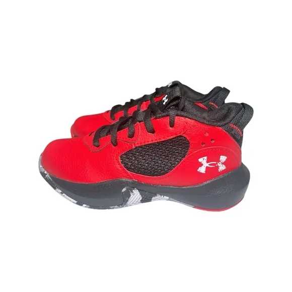 NWT Under Armour Adult UA Lockdown 6 Basketball Shoes Red/Black Sz 11