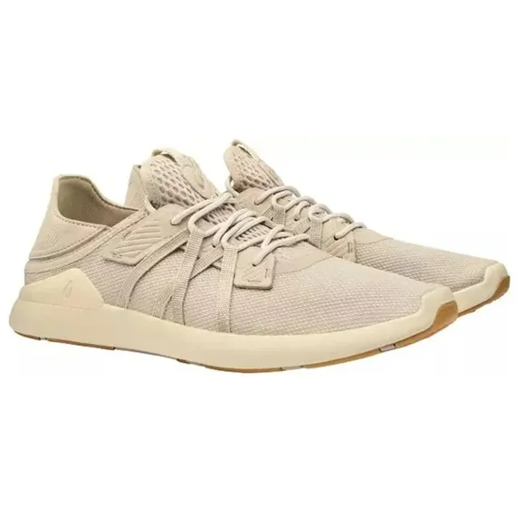 Olukai Holo Sneaker Men 9 Off White Sand Lightweight Convertible Athletic Sport