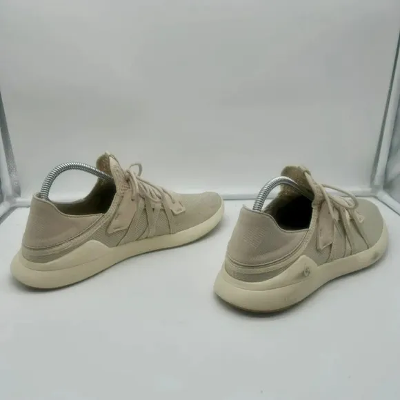 Olukai Holo Sneaker Men 9 Off White Sand Lightweight Convertible Athletic Sport