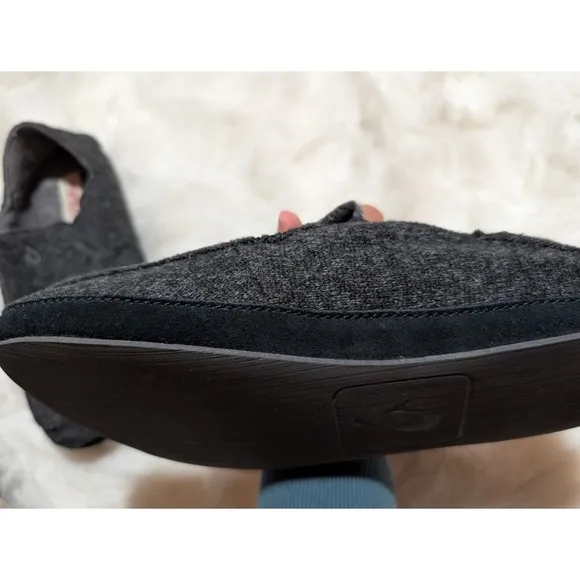 OluKai Men's Wool Blend Slip On Loafer Comfort Casual Shoes Molo Hulu Sz 9