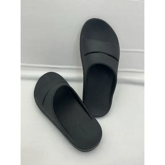 Oofos Ooahh Slide Sandals Men's Size 9 Black
