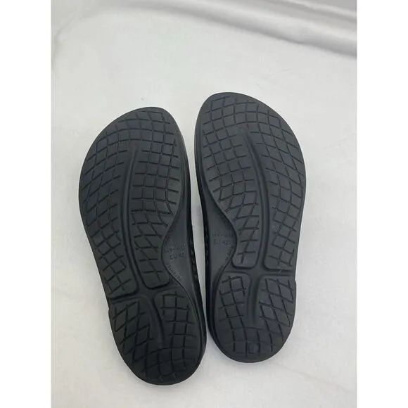 Oofos Ooahh Slide Sandals Men's Size 9 Black