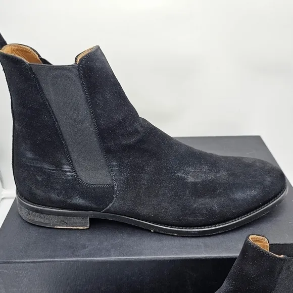 ORO Classic Black Men's Chelsea Boots Size 11