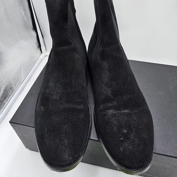 ORO Classic Black Men's Chelsea Boots Size 11