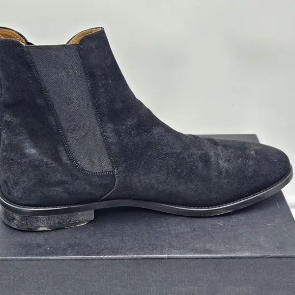ORO Classic Black Men's Chelsea Boots Size 11
