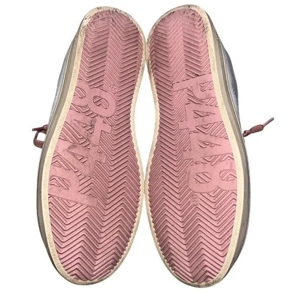 P448 John White Tartan Low Top Pink &amp; White Sneakers Shoes EURO size 40