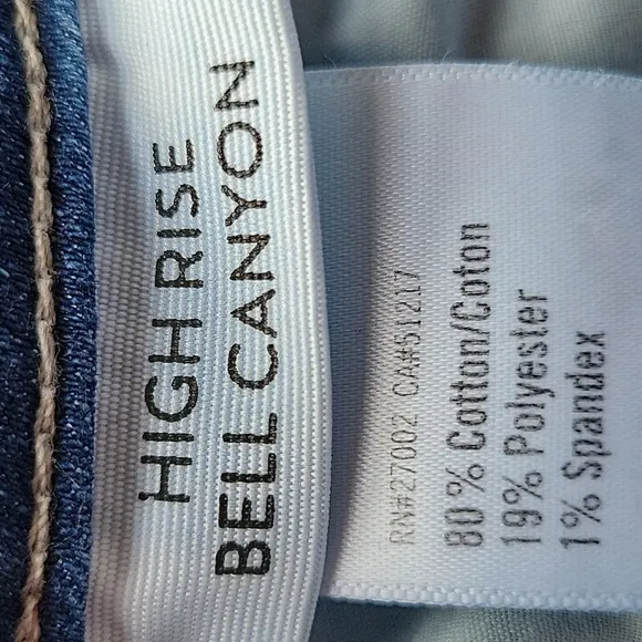 Paige High Rise Bell Canyon Distressed Jeans Size 28